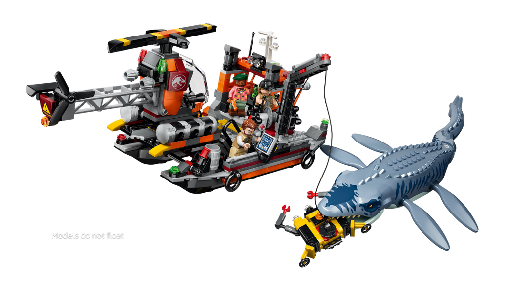 LEGO Jurassic World 77983 Mosasaurus Dinosaur Boat Attack