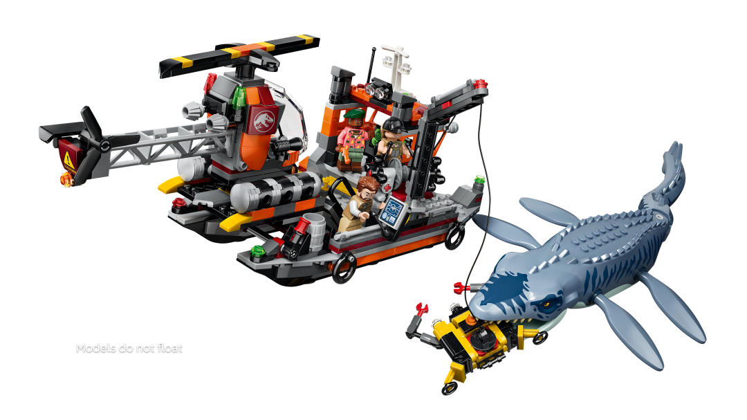 LEGO Jurassic World 77983 Mosasaurus Dinosaur Boat Attack