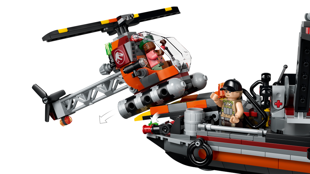 LEGO Jurassic World 77983 Mosasaurus Dinosaur Boat Attack
