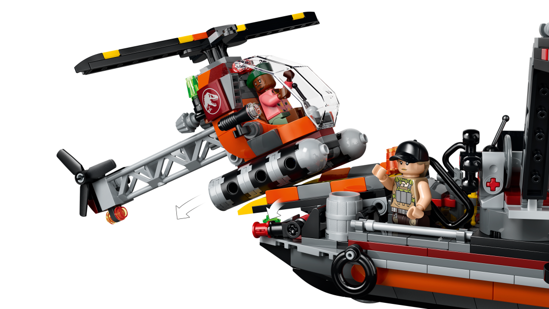 LEGO Jurassic World 77983 Mosasaurus Dinosaur Boat Attack