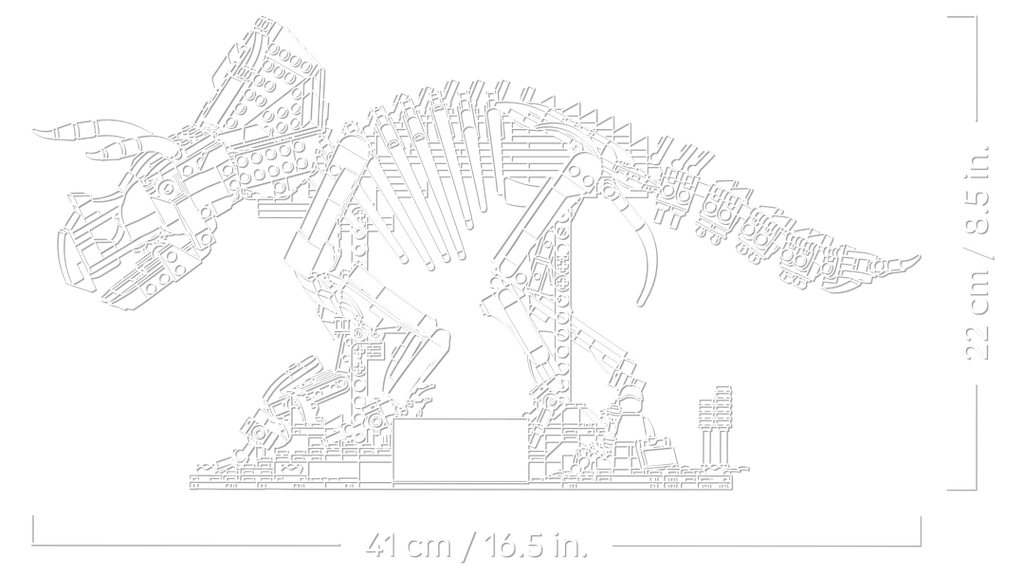 LEGO Jurassic World 77985 Dinosaur Fossils: Triceratops