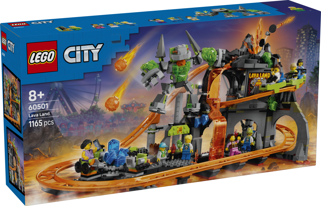 LEGO City 60501 Lava Land Roller Coaster Park