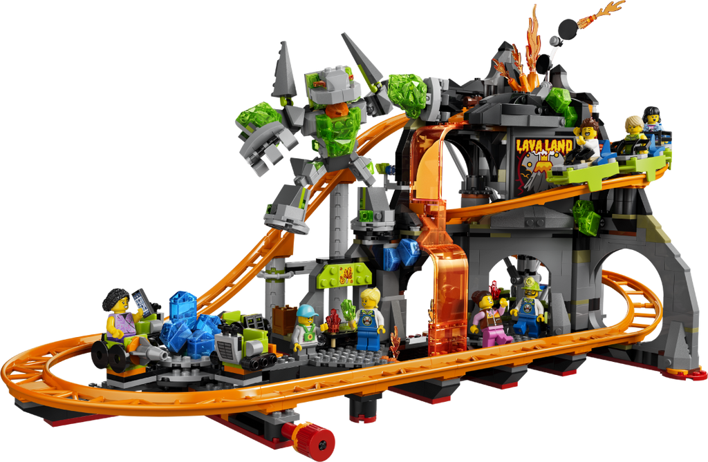 LEGO City 60501 Lava Land Roller Coaster Park