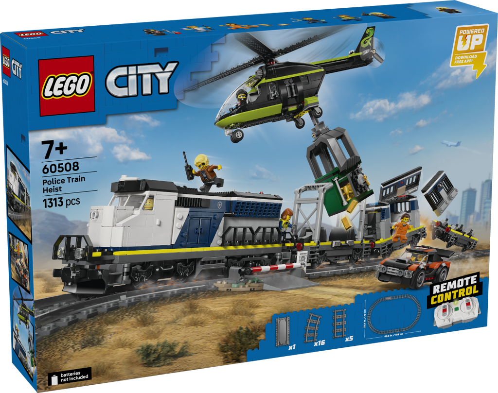 LEGO City 60508 Police Train Heist
