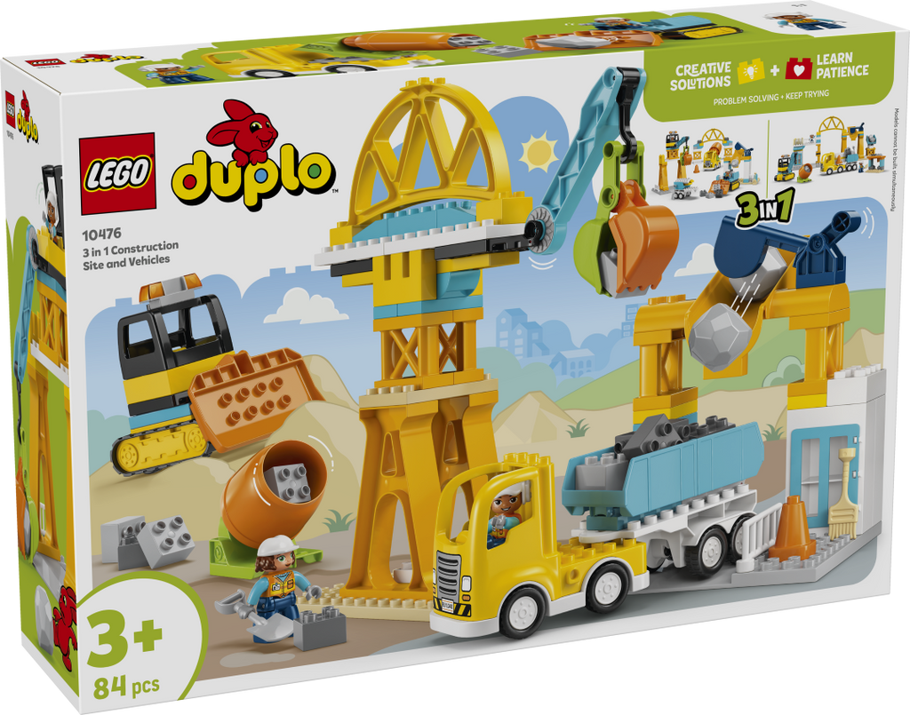 LEGO DUPLO 10476 3in1 Construction Site and Vehicles
