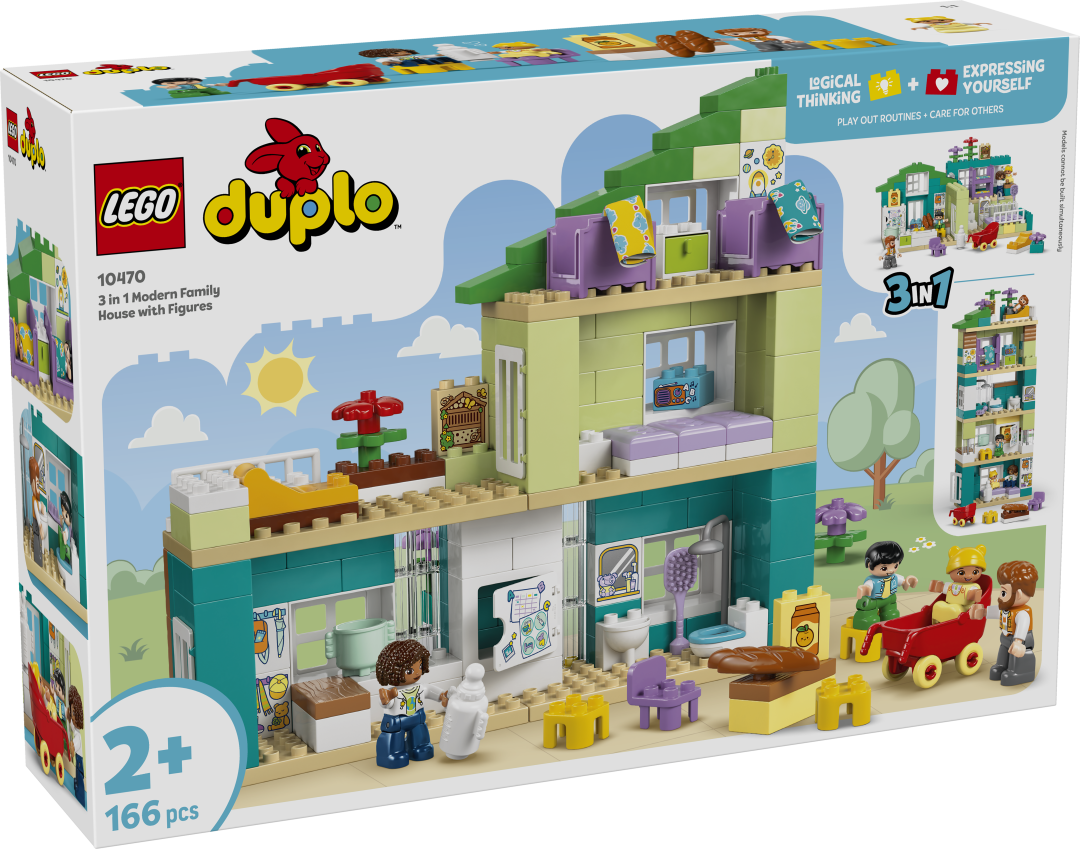 LEGO DUPLO 10470 3in1 Modern Family House with Figures