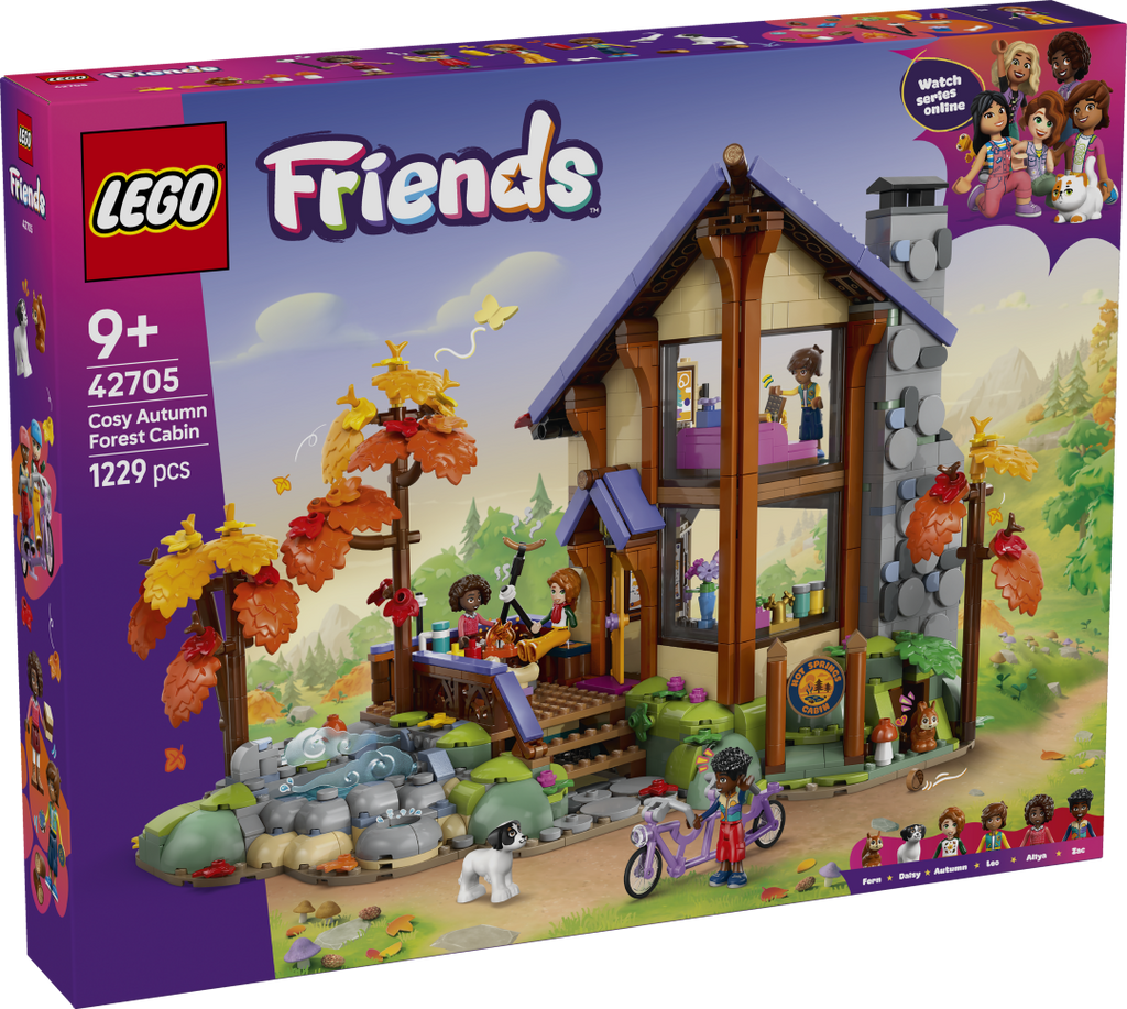 LEGO Friends 42705 Cozy Fall Forest Cabin