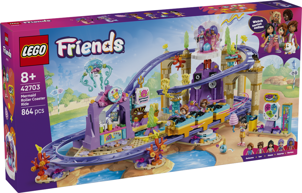 LEGO Friends 42703 Mermaid Roller Coaster Ride