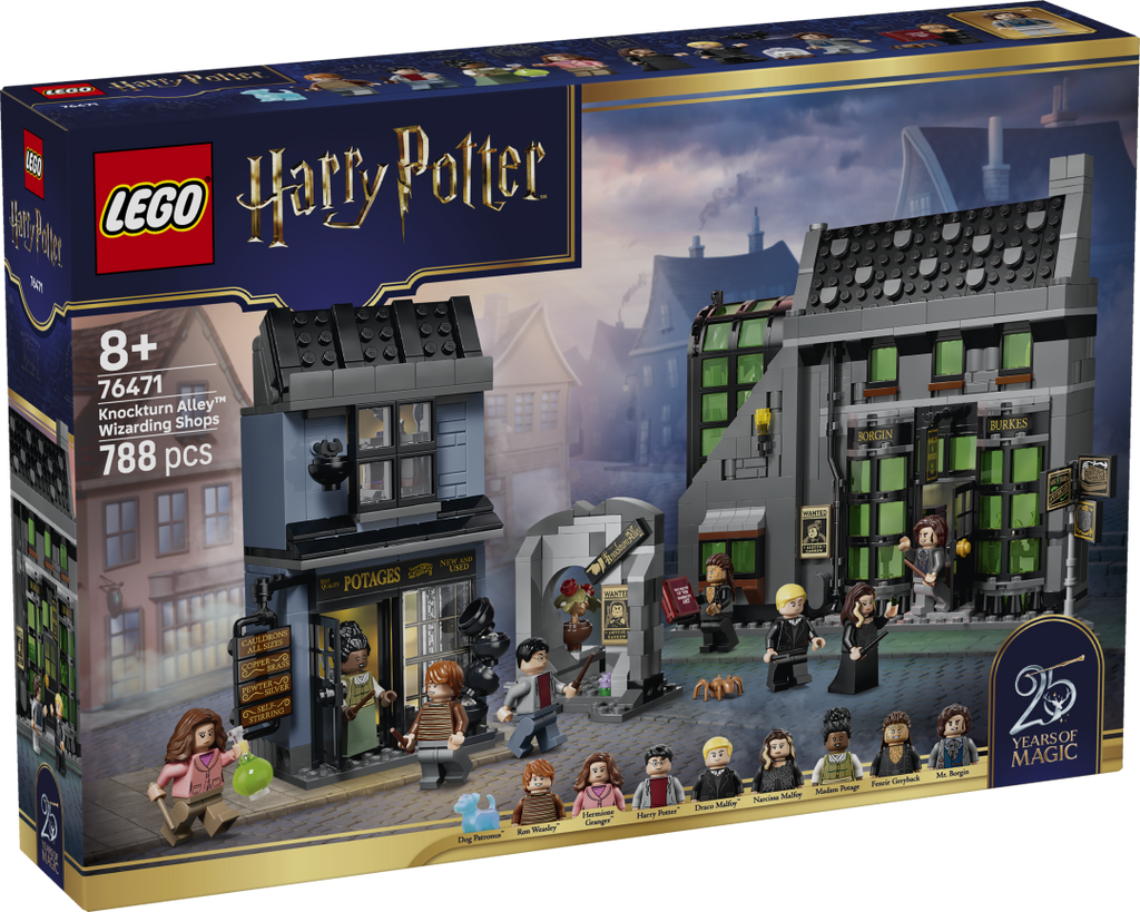 LEGO Harry Potter 76471 Knockturn Alley Wizarding Shops