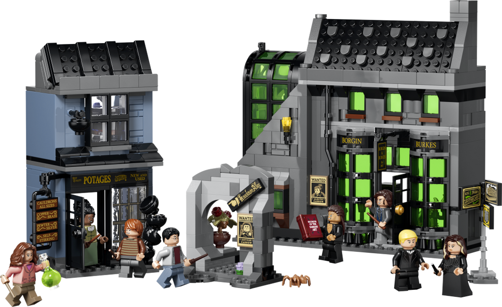 LEGO Harry Potter 76471 Knockturn Alley Wizarding Shops