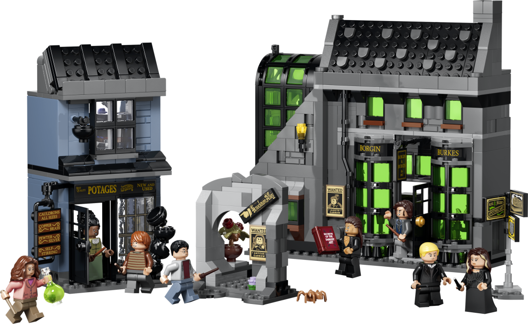 LEGO Harry Potter 76471 Knockturn Alley Wizarding Shops