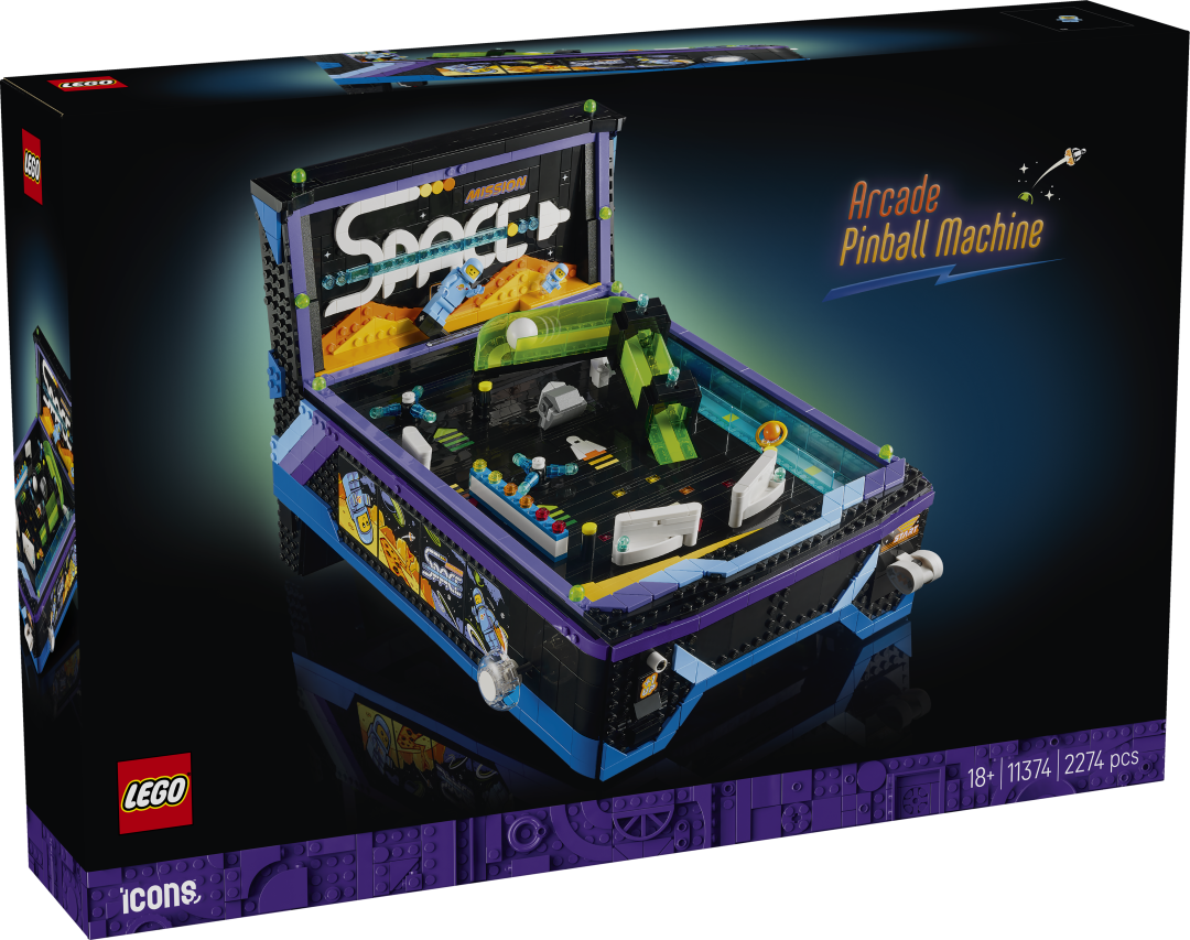 LEGO Icons 11374 Arcade Pinball Machine