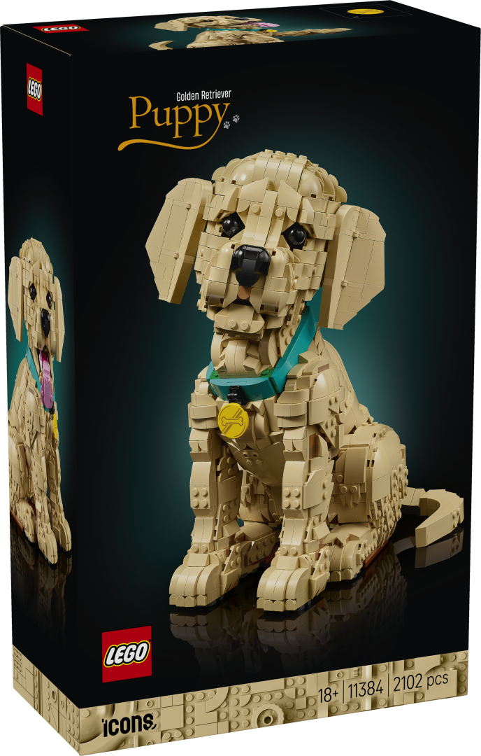 LEGO Icons 11384 Golden Retriever Puppy