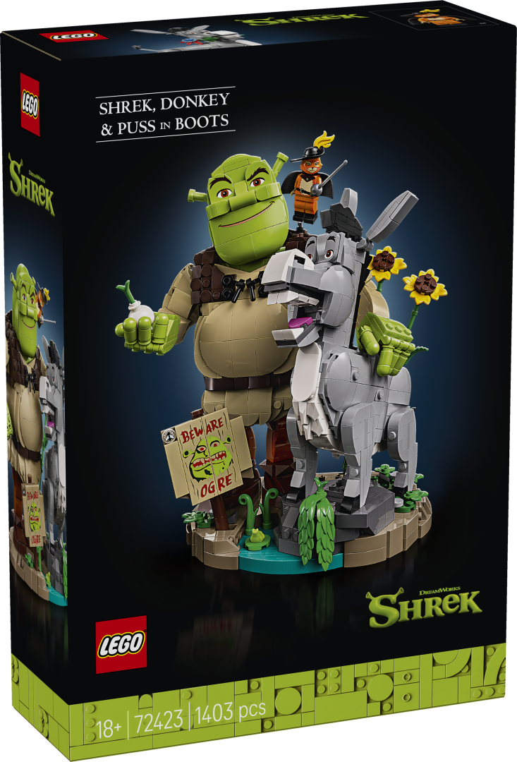 LEGO Icons 72423 Shrek, Donkey & Puss in Boots