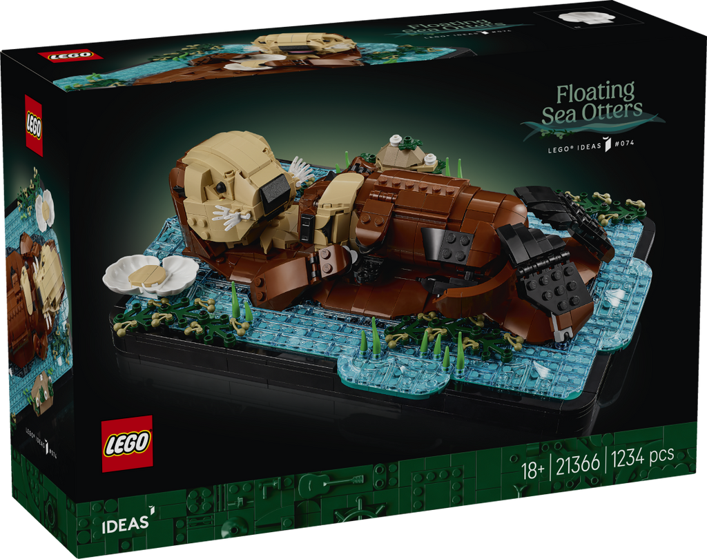 LEGO Ideas 21366 Floating Sea Otters