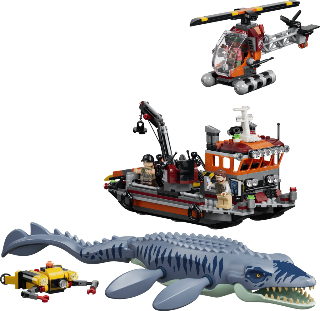 LEGO Jurassic World 77983 Mosasaurus Dinosaur Boat Attack