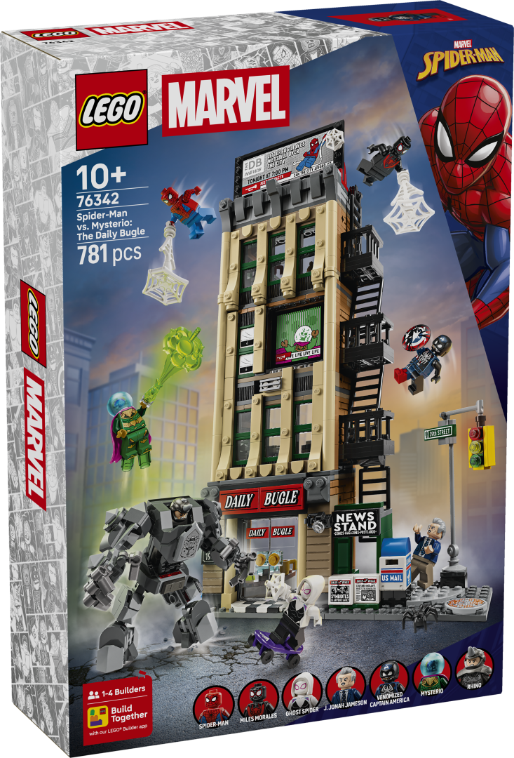 LEGO Marvel 76342 Spider-Man vs. Mysterio: The Daily Bugle