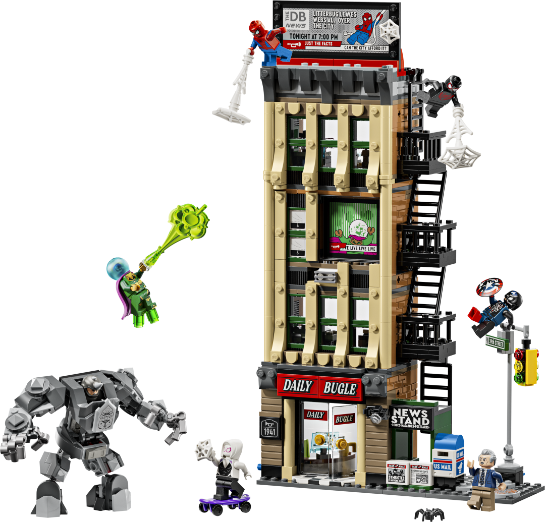 LEGO Marvel 76342 Spider-Man vs. Mysterio: The Daily Bugle