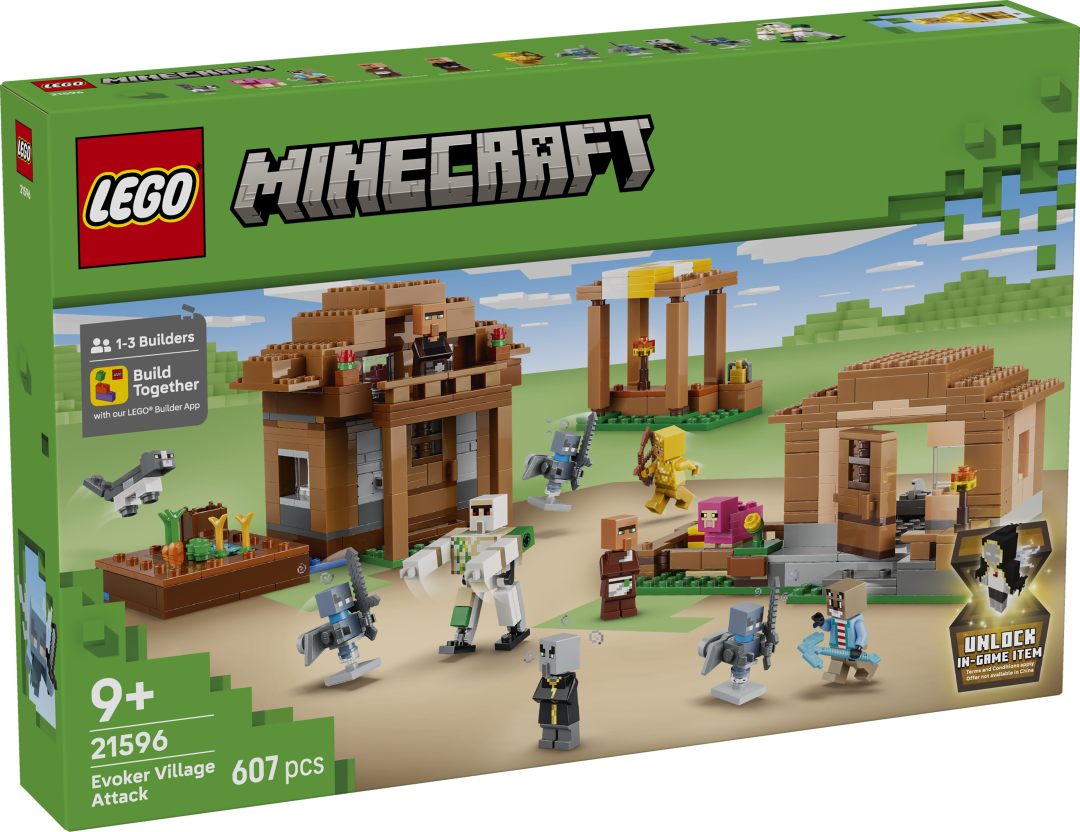 LEGO Minecraft 21596 Evoker Village Attack