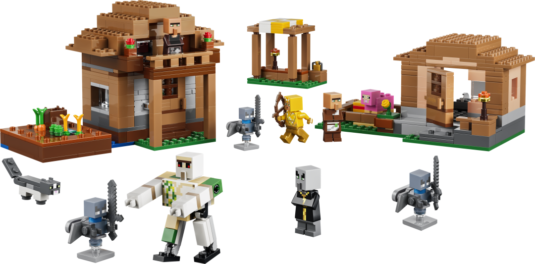 LEGO Minecraft 21596 Evoker Village Attack
