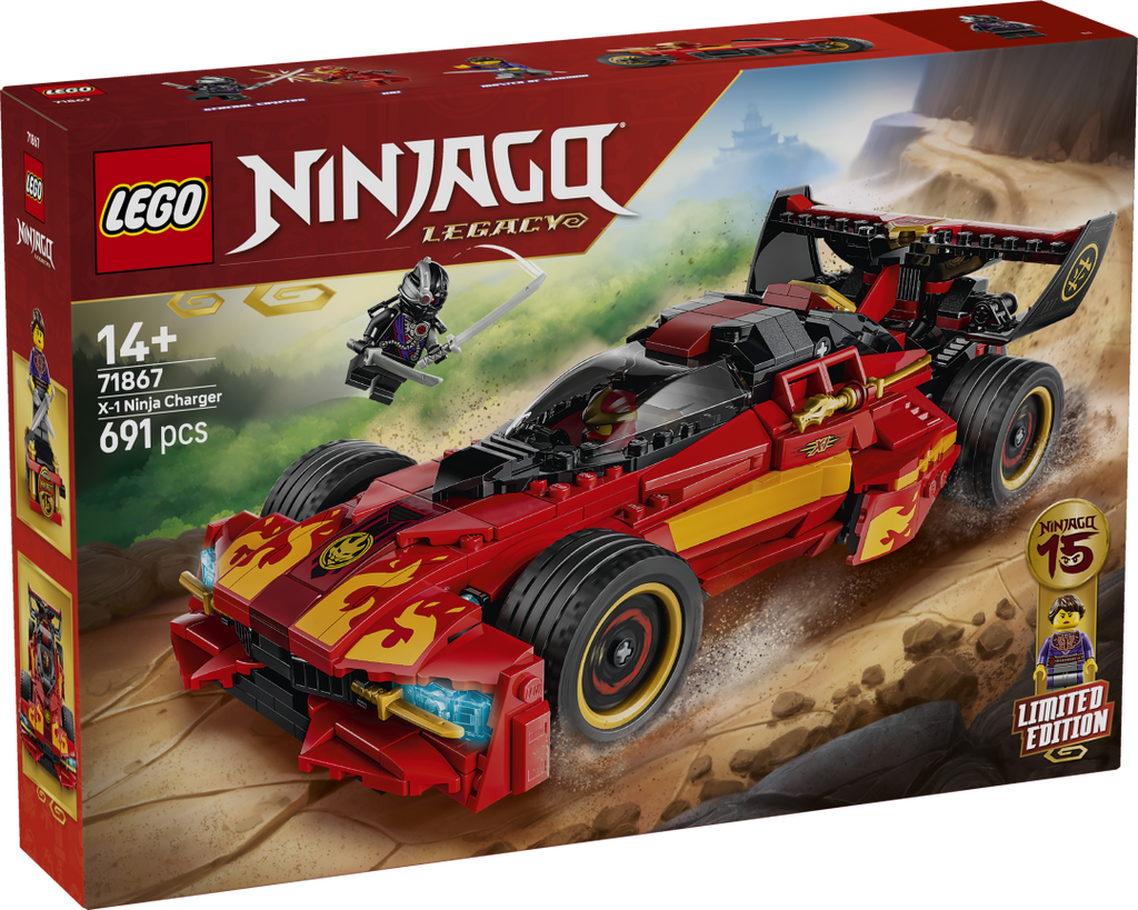 LEGO NINJAGO 71867 X-1 Ninja Charger 15th Anniversary
