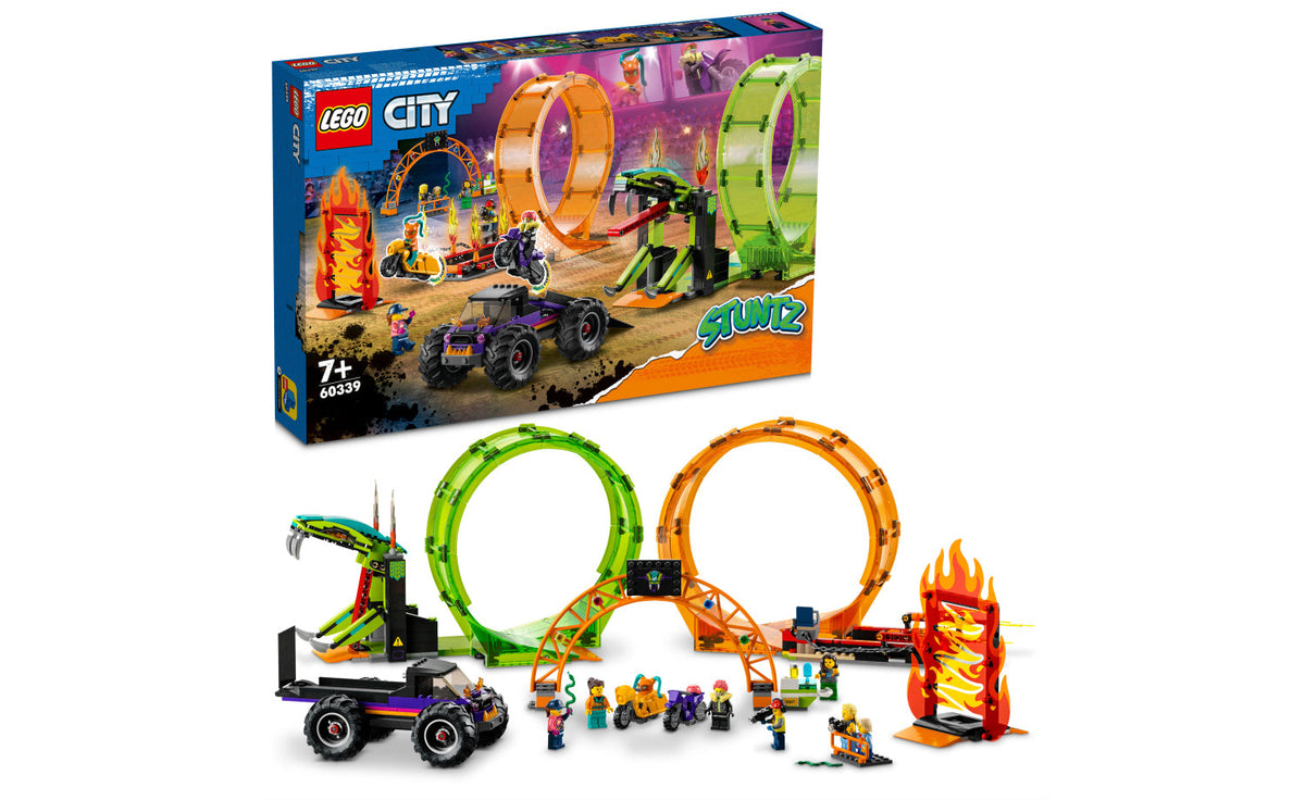LEGO City 60339 Double Loop Stunt Arena