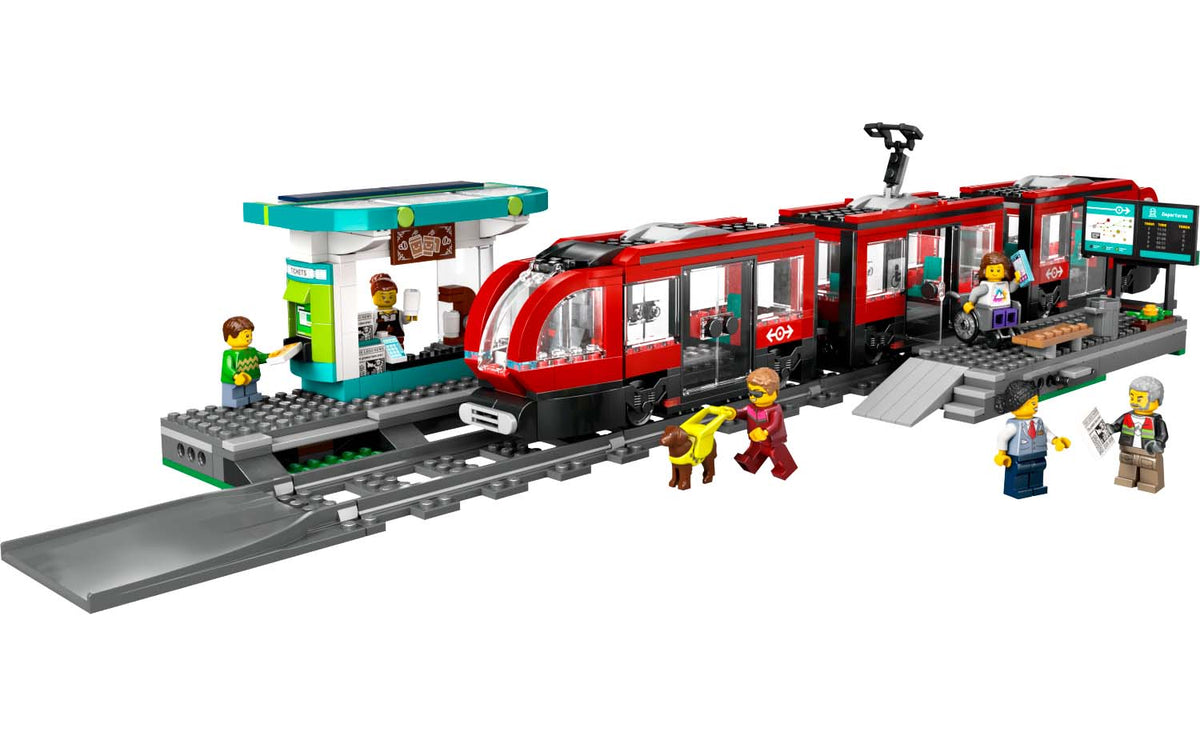LEGO City 60423 Downtown Streetcar and Station