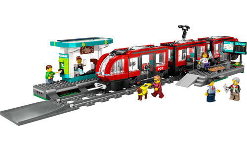 LEGO City 60423 Downtown Streetcar and Station
