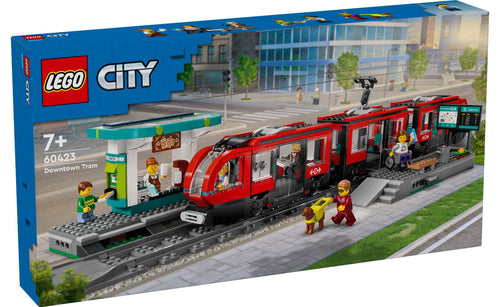 LEGO City 60423 Downtown Streetcar and Station