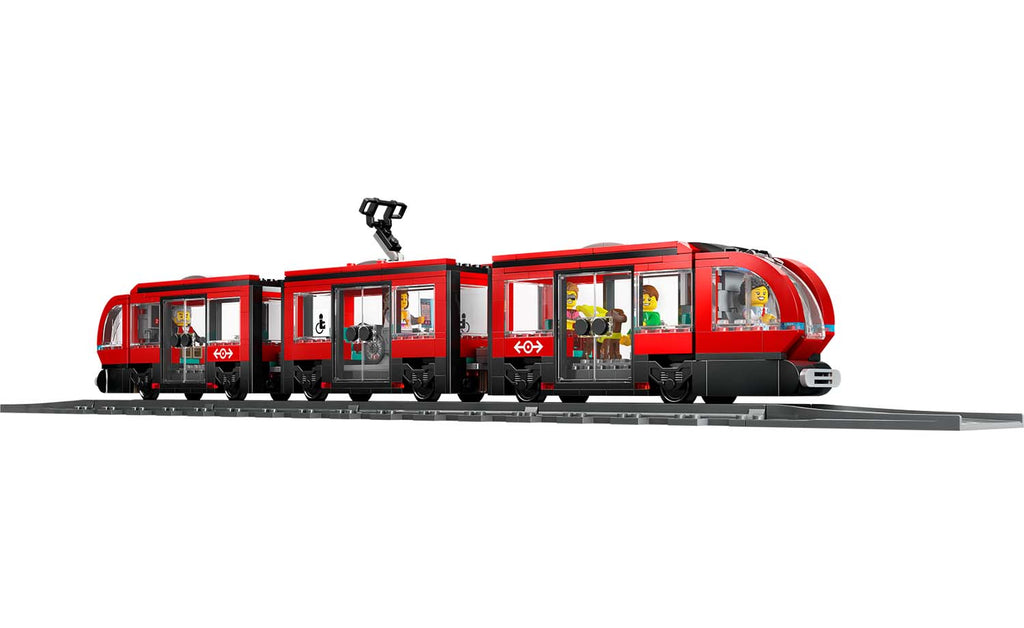 LEGO City 60423 Downtown Streetcar and Station
