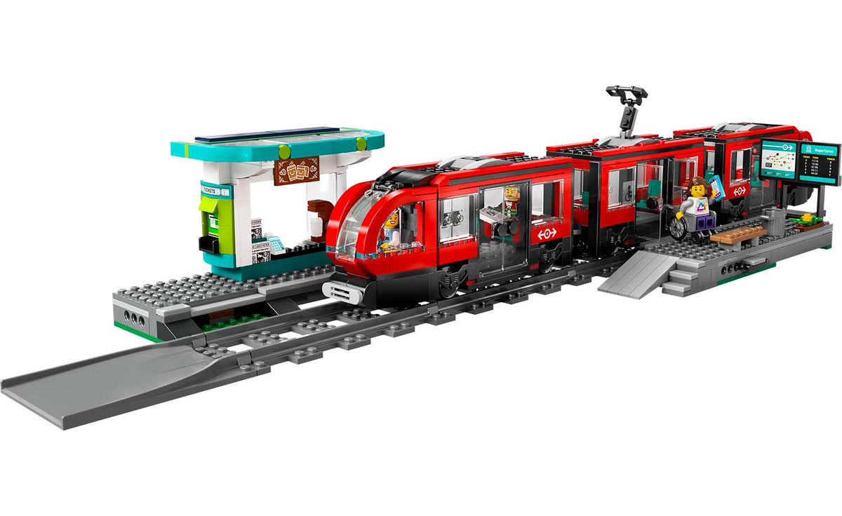 LEGO City 60423 Downtown Streetcar and Station