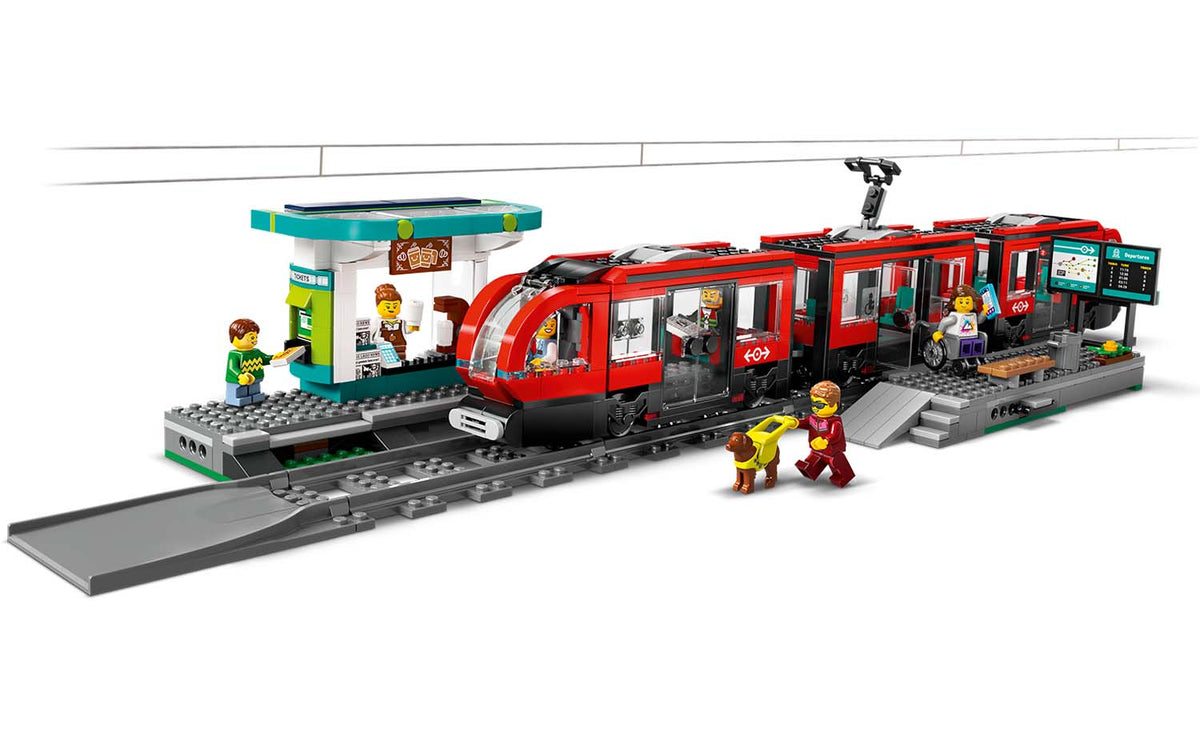LEGO City 60423 Downtown Streetcar and Station