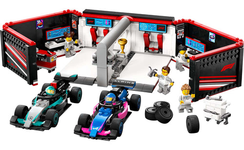 LEGO 60444 City F1 Garage & Mercedes-AMG & Alpine Cars