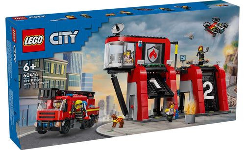 LEGO City 60414 Fire Station With Fire Truck