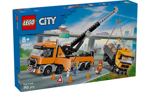 LEGO City 60467 Heavy-Duty Recovery Tow Truck with Crane