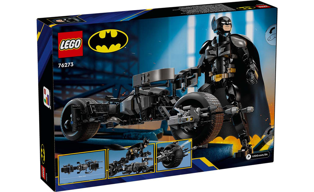 LEGO DC 76273 Batman Construction Figure and the Bat-Pod Bike
