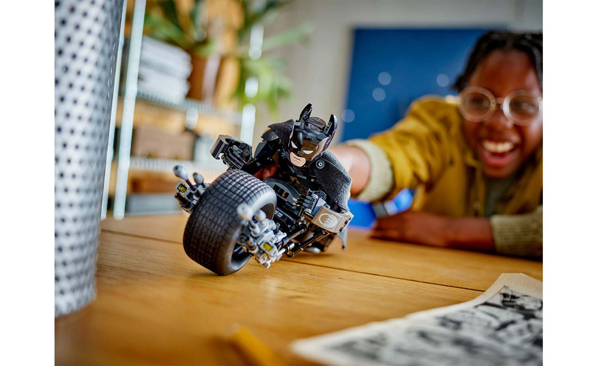 LEGO DC 76273 Batman Construction Figure and the Bat-Pod Bike