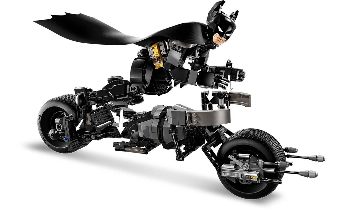 LEGO DC 76273 Batman Construction Figure and the Bat-Pod Bike