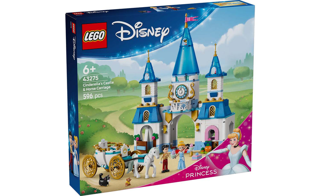 LEGO Disney 43275 Cinderella's Castle & Horse Carriage