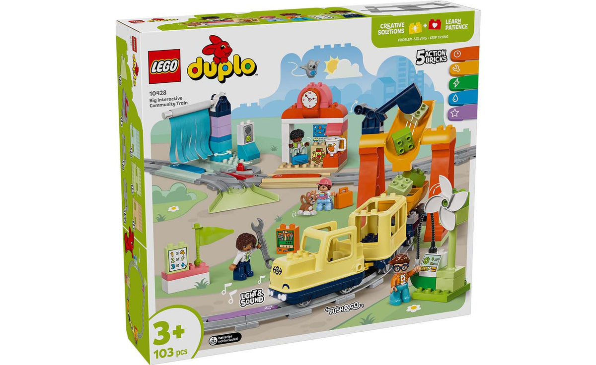 LEGO DUPLO 10428 Big Interactive Community Train
