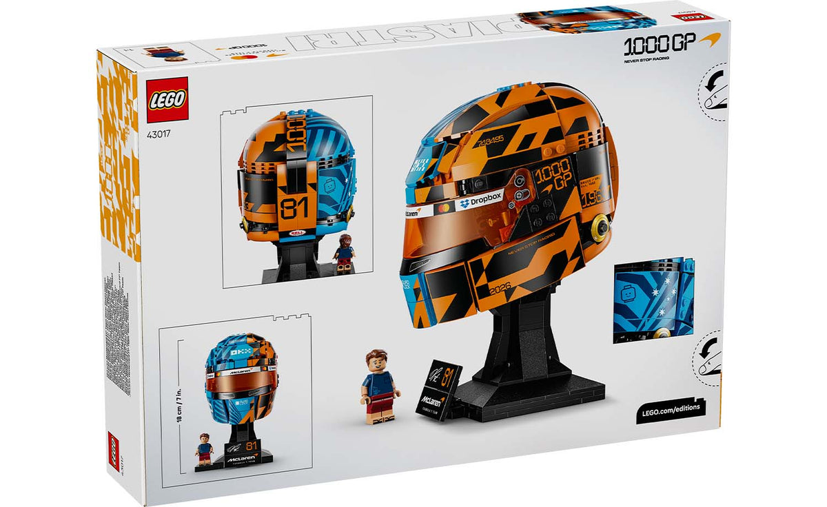 LEGO 43017 Editions McLaren Mastercard F1 Team Oscar Piastri Helmet