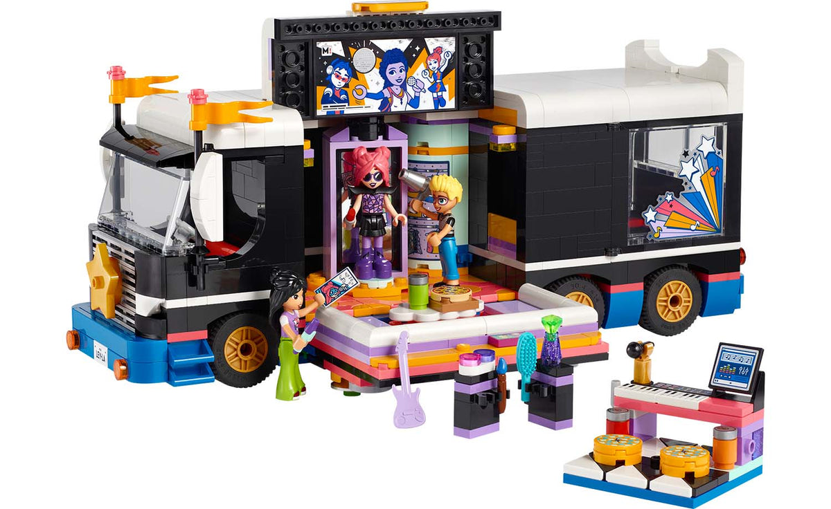 LEGO Friends 42619 Pop Star Music Tour Bus