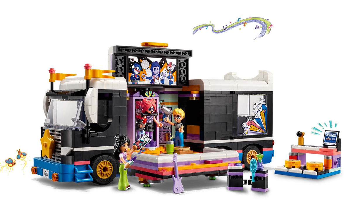 LEGO Friends 42619 Pop Star Music Tour Bus