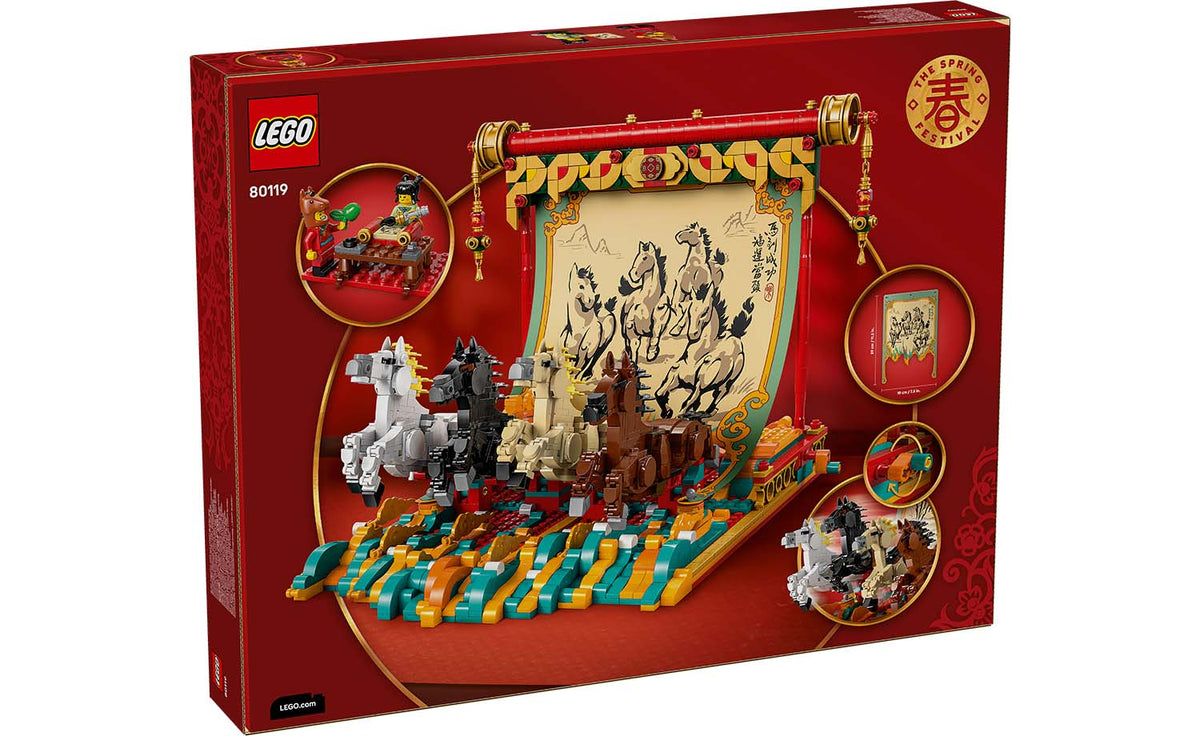 LEGO Iconic 80119 Galloping Horses Canvas