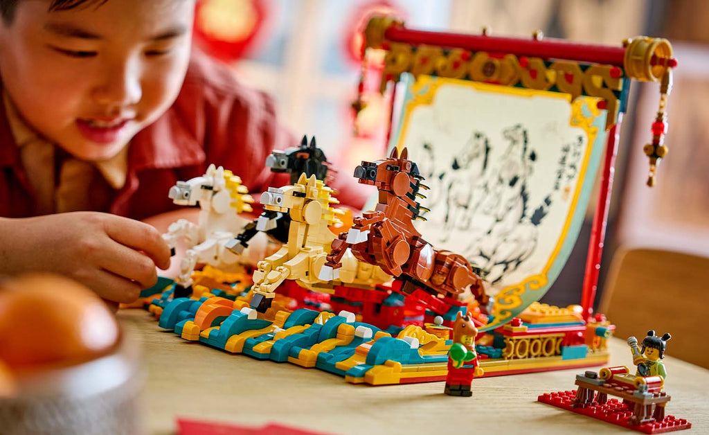 LEGO Iconic 80119 Galloping Horses Canvas