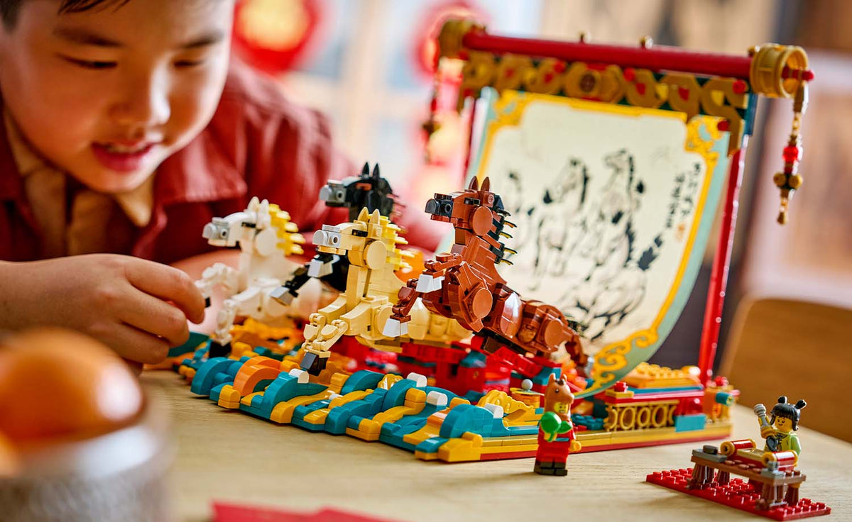 LEGO Iconic 80119 Galloping Horses Canvas