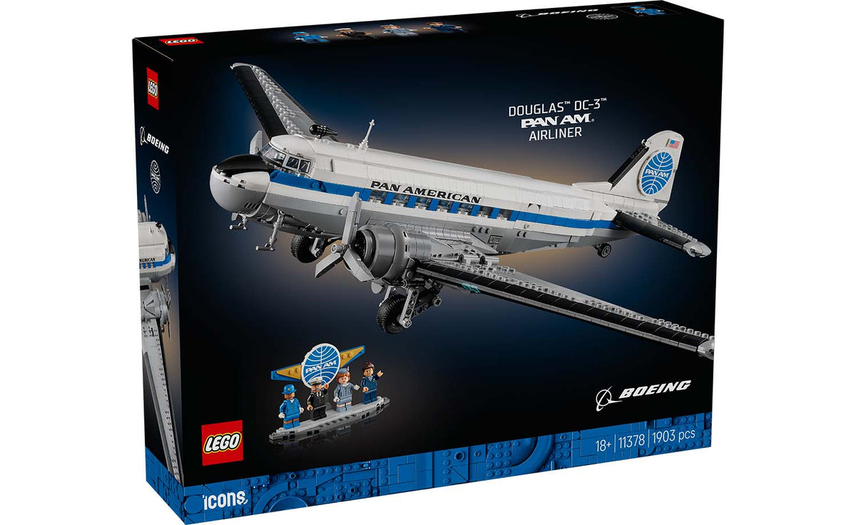 LEGO Icons 11378 Douglas DC-3 PAN AM Airliner