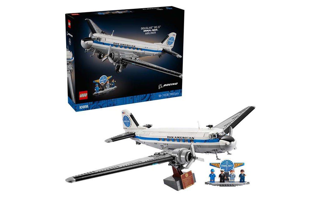 LEGO Icons 11378 Douglas DC-3 PAN AM Airliner