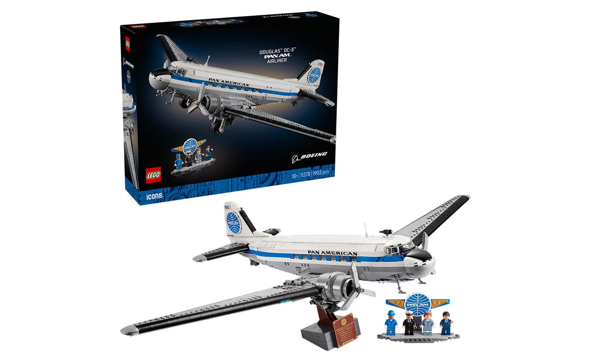LEGO Icons 11378 Douglas DC-3 PAN AM Airliner