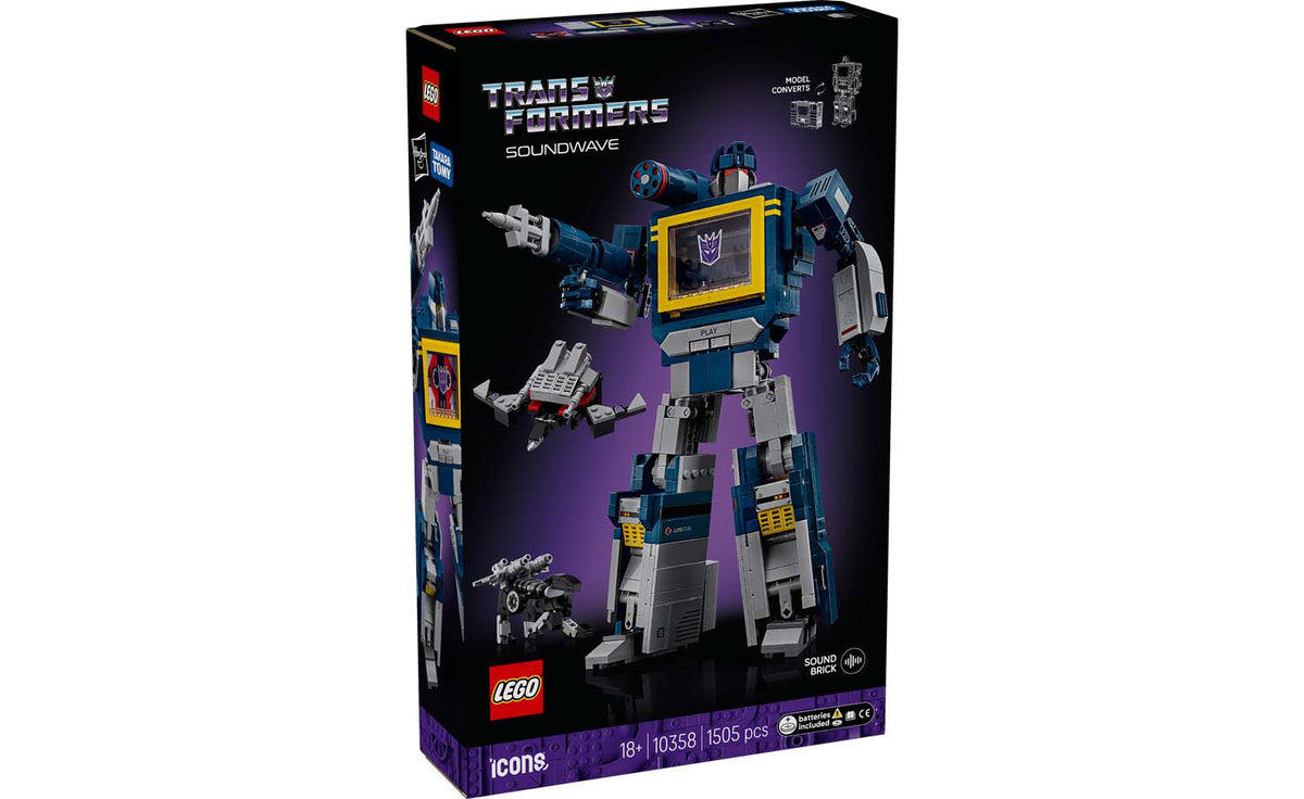 LEGO Icons 10358 Transformers: Soundwave